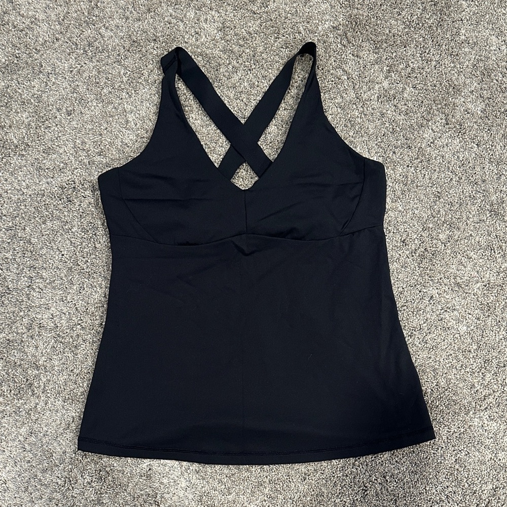 Prana Women's Black Camisole with Cross-Back